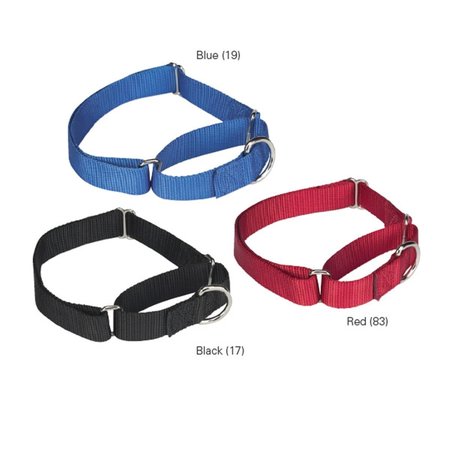 GUARDIAN SURVIVAL GEAR Guardian Gear GG Nylon Martingale Collar 14-20 In Black GU392077